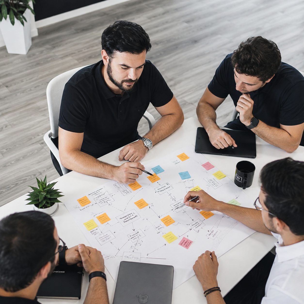 Le persone di Effezeta al lavoro in un workshop sull'AI